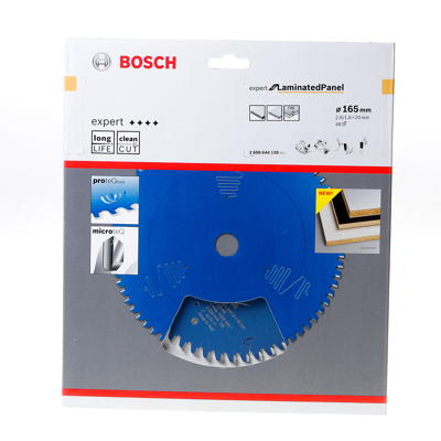 Afbeelding van Bosch Cirkelzaagblad 48 tanden Laminated Panel ATB 165 x 20 2.6mm
