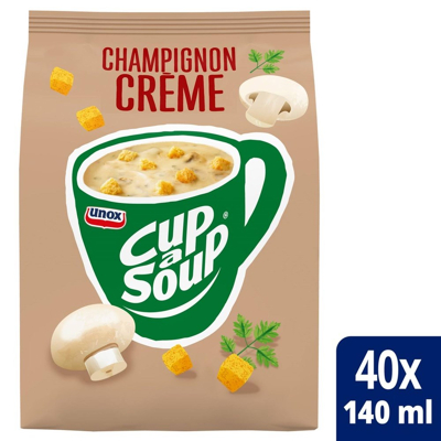 Afbeelding van Cup a Soup Unox machinezak champignon crème 140ml
