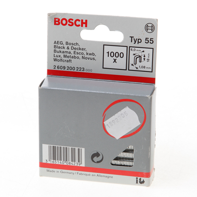 Afbeelding van Bosch nieten gegalvaniseerd met smalle rug 18mm