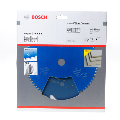 Afbeelding van Bosch Cirkelzaagblad 4 tanden Fiber Cement TCG 190 x 30 2.2mm