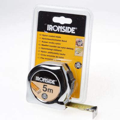 Afbeelding van Ironside rolbandmaat Pro chroom band 25mm (5mtr)