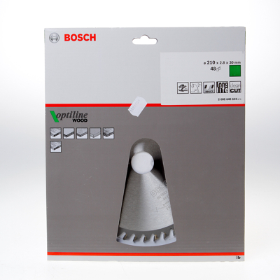 Afbeelding van Bosch Cirkelzaagblad 48 tanden Optiline Wood ABT 210 x 30mm