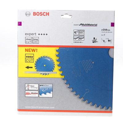 Afbeelding van Bosch Cirkelzaagblad 54 tanden Multi Material TCG 210 x 30 2.4mm