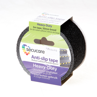Afbeelding van SecuCare antislip tape zwart 50mm (3mtr)