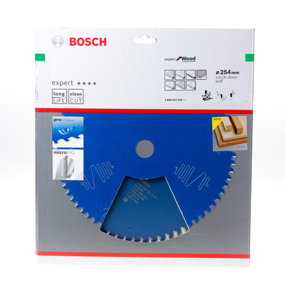 Afbeelding van Bosch Cirkelzaagblad 60 tanden Wood Negative ABT 254 x 30 2.4mm