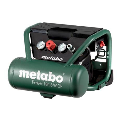 Afbeelding van Metabo Power 180 5 W OF Compressor 1100W 8 bar 5L 75 l/min 601531000