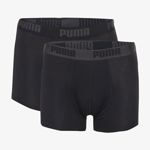 Afbeelding van 2 x Puma Boxershort Basic Zwart maat S
