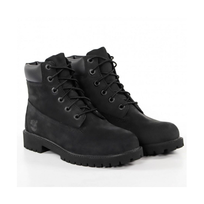 Afbeelding van Timberland 6 inch&quot; Premium Boot Junior Nubuck Black Schoenmaat 37