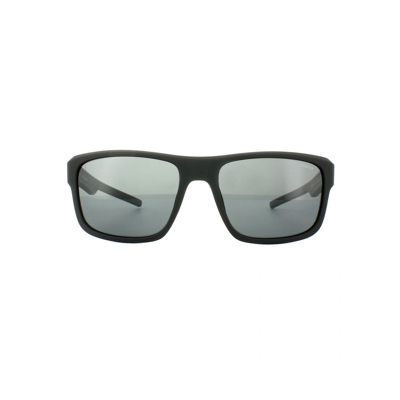 Afbeelding van Polaroid rechthoekheren Zwart grijze gepolariseerde zonnebril Sunglasses