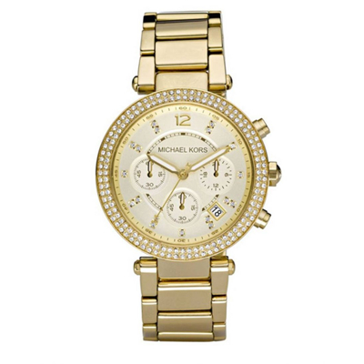 Afbeelding van Michael Kors Dammes Accessoires Horloges Analoog Goud One Size