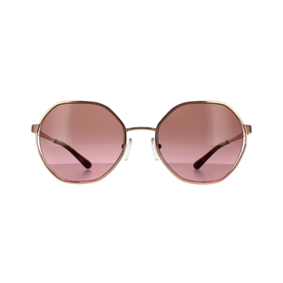 Afbeelding van Michael Kors zonnebril MK1072 110814 Rose Gold Brown Pink Gradiënt Sunglasses