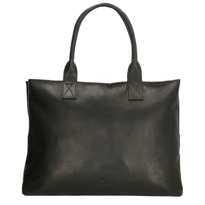 Afbeelding van Micmacbags Discover Shopper zwart Leren tas
