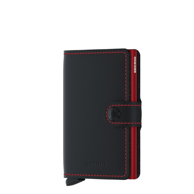 Afbeelding van Secrid Miniwallet Wallet Matte black &amp; red