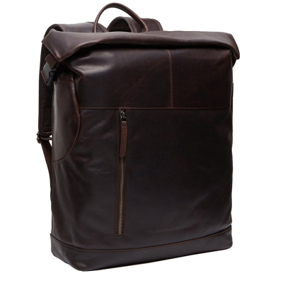 Afbeelding van The Chesterfield Brand Liverpool Rugzak bruin Laptoptas Laptoprugzak backpack