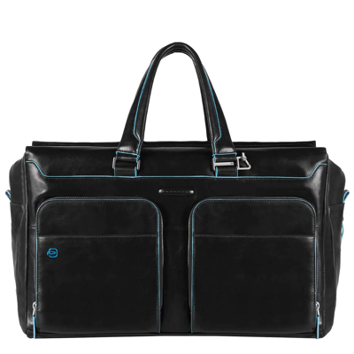 Afbeelding van Piquadro Blue Square Duffel Bag black Weekendtas Handbagage
