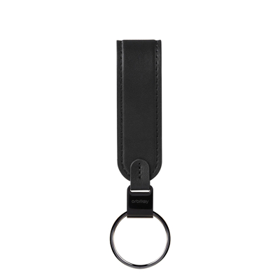 Afbeelding van Orbitkey Loop Keychain Leather black
