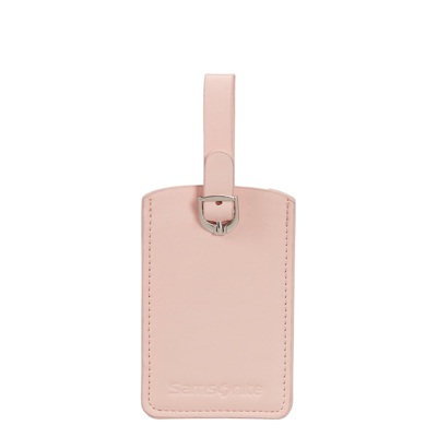 Afbeelding van Samsonite Accessoires Rectangle Luggage Tag X2 pale rose pink
