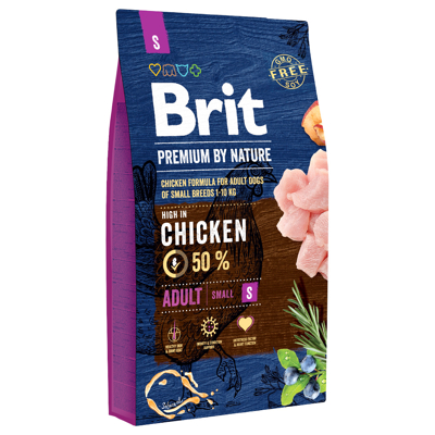 Obrázek Brit Premium by Nature Adult S 8 kg