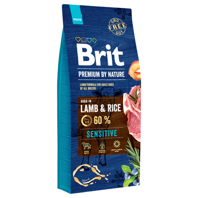 Obrázek Brit Premium by Nature Sensitive Lamb &amp; Rice 15 kg