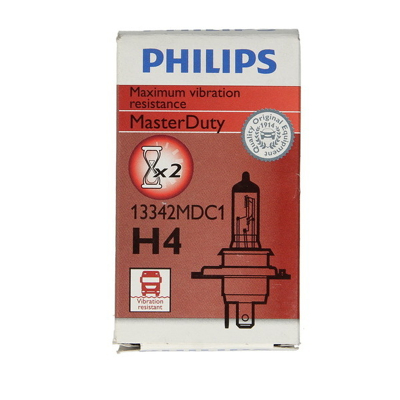 Abbildung von PHILIPS 13342MDC1 Glühlampe, Fernscheinwerfer H4 24V 75/70W Halogen