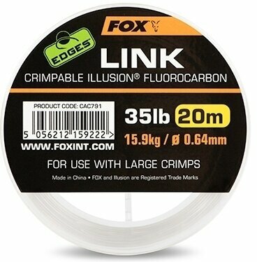 Abbildung von Fox Edges Link Illusion Fluorocarbon Karper Onderlijnmateriaal 0,64mm / 35lb (20m)