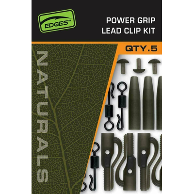 Abbildung von Fox Edges Naturals Power Grip Lead Clip Kit (5 Stück) Kleinmaterial