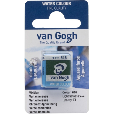 Abbildung von Van Gogh Aquarellfarbe napje Viridian Groen 616