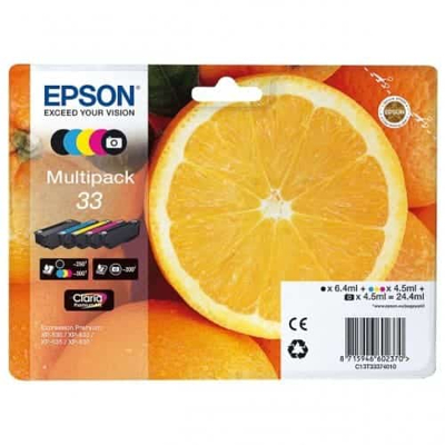 Billede af Epson 33 Standard Multipack 5 Farver Original Pakke
