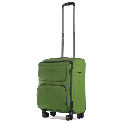 Abbildung von Stratic Bendigo Light + Weichschalen Koffer S green mit 4 Rollen Weichgepäck