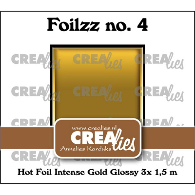 Abbildung von Crealies Foilzz Hot Foil Intense Gold Glossy