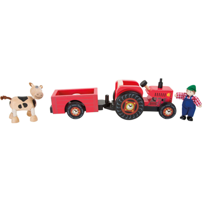 Abbildung von Traktor mit Anhänger &quot;Bauernhof&quot;