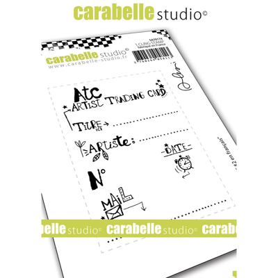 Abbildung von Carabelle Studio Cling stamp A7 ATC #2 en français by Alexi