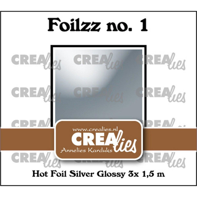 Abbildung von Crealies Foilzz Hot Foil Silver Glossy