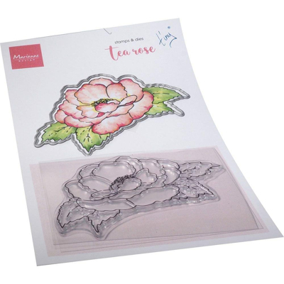 Abbildung von Marianne Design Clear stamp Tiny&#039;s flowers Tea rose