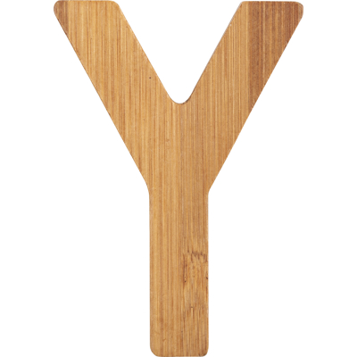 Abbildung von ABC Buchstaben Bambus Y