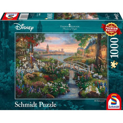 Abbildung von Disney, 101 Dalmatiner 1000 Teile Puzzle (Thomas Kinkade)