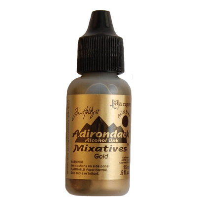 Abbildung von Ranger Adirondack alcohol ink Mixatives Gold 15ml