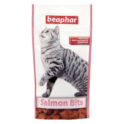 Afbeelding van Beaphar Malt Bits Kattensnack Zalm 35 g