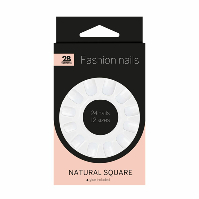Afbeelding van 2B Nails Natural Square