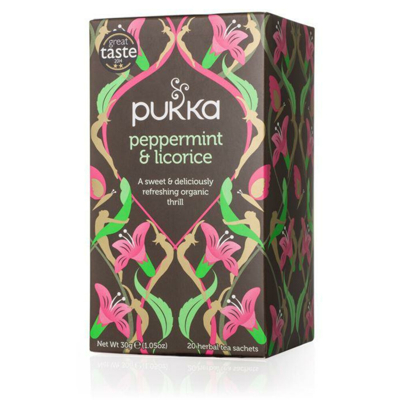 Afbeelding van Pukka Peppermint &amp; Licorice Thee 20ZK