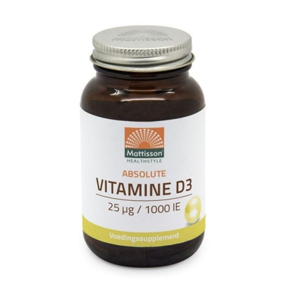 Afbeelding van Mattisson Absolute Vitamine D3 25 mcg / 1.000 IU 300 tabletten