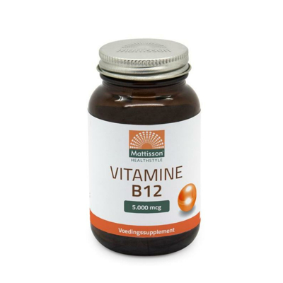 Afbeelding van Mattisson Vitamine B12 5000mcg, 60 tabletten