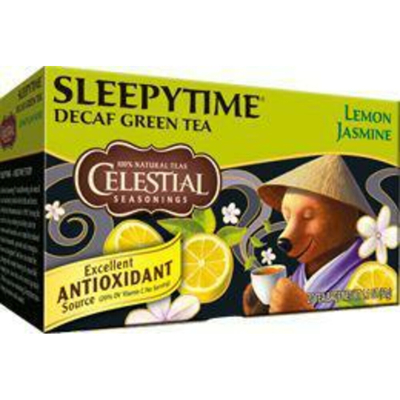 Afbeelding van Celestial Season Sleepytime Decaf Green Tea Lemon Jasmine, 20 stuks