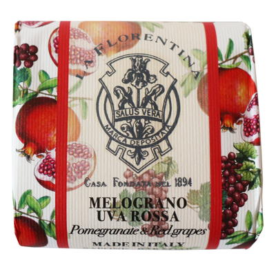 Afbeelding van La Florentina Zeep granaatappel rode druif 106 g