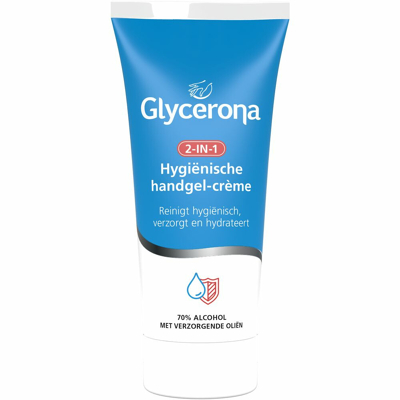 Afbeelding van Glycerona 2 in 1 Hygiënische Handgel crème 100 ml