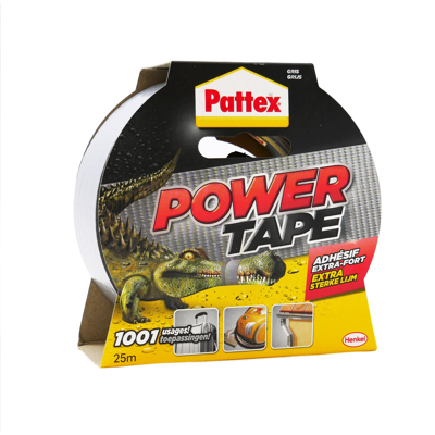 Afbeelding van Plakband Pattex Power Tape 50mmx25m grijs