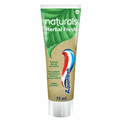 Afbeelding van Aquafresh Naturals Herbal Fresh Tandpasta Multiverpakking 6x75ML