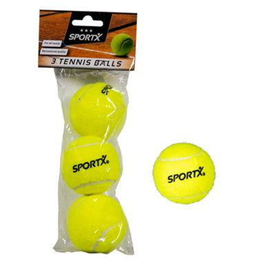 Afbeelding van SportX Tennisballen 3 stuks