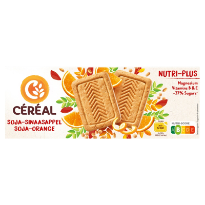 Afbeelding van Cereal Koekjes soja/sinaasappel 280 g