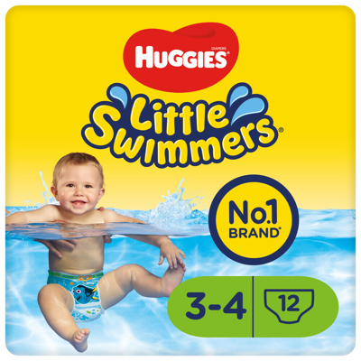Afbeelding van 3x Huggies Little Swimmers maat 3 4 (7 15 kg) 12 stuks